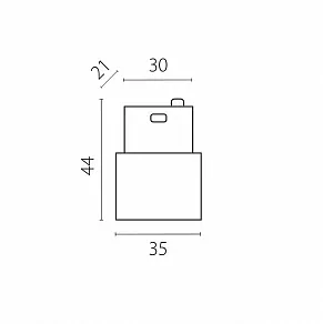Накладной светильник Lightstar Uno 209447