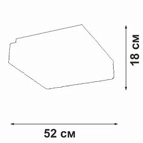 Потолочная люстра Vitaluce V5373 V5373-9/1PL
