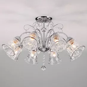 Люстра на штанге Eurosvet Norene 30157/8 хром