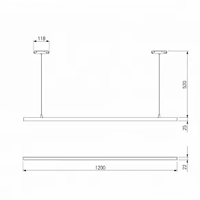 Подвесной светильник Elektrostandard Slim Magnetic a064803
