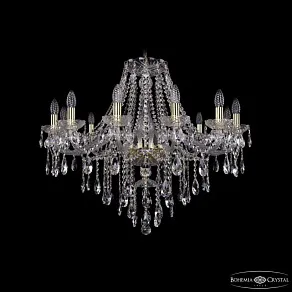 Подвесная люстра Bohemia Ivele Crystal 1415 1415/12/300 G