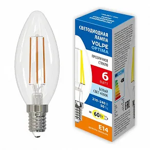 Лампа светодиодная Volpe  E14 6Вт 4000K UL-00008329