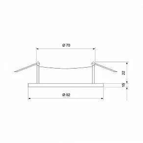 Встраиваемый светильник Elektrostandard Solar 114 MR16