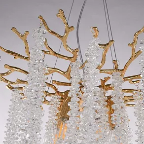 Подвесная люстра Arte Milano Веточка 230110.480.6.E14.A GD