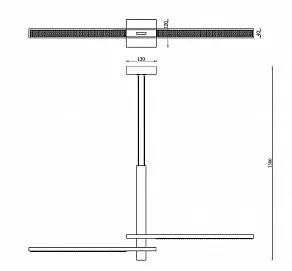 Подвесной светильник iLedex Vision 4722-97 MBK