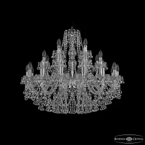 Подвесная люстра Bohemia Ivele Crystal 1409 1409/16+8+4/300 Ni