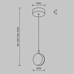 Подвесной светильник Maytoni Mind MOD299PL-L10BC3K