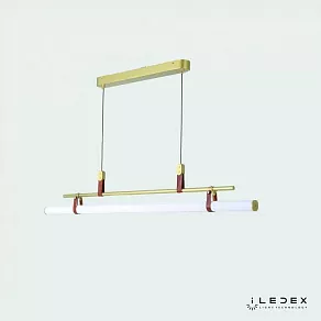 Подвесной светильник iLedex Zoom 9498P-46W-3000K GL-BR-WH