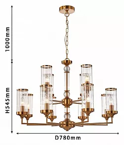 Подвесная люстра Favourite Basis 2927-12P