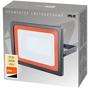 Настенно-потолочный прожектор Jazzway  PFL-SC-50W 3000K IP65