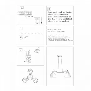 Подвесная люстра EVOLUCE SL714 SL714.403.03