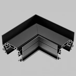 Соединитель угловой L-образный для треков встраиваемых Imex UT25 IL.0007.7101-BK