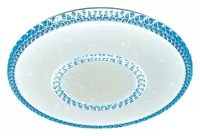 Накладной светильник Ambrella Orbital Crystal F99 BL 96W D500