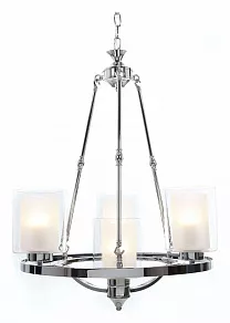 Подвесная люстра LUMINA DECO Santini LDP 1220-4 CHR+WT