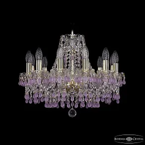 Подвесная люстра Bohemia Ivele Crystal 1410 1410/12/160 G V7010