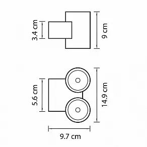 Накладной светильник Lightstar Paro LED 352674