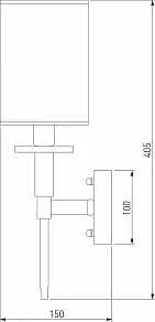Бра Eurosvet Brielle 60132/1 хром