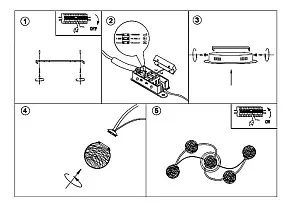 Потолочная люстра Globo Sakeka 56864-5