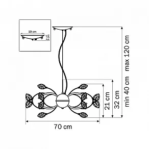 Подвесная люстра Lightstar Isabelle 747127