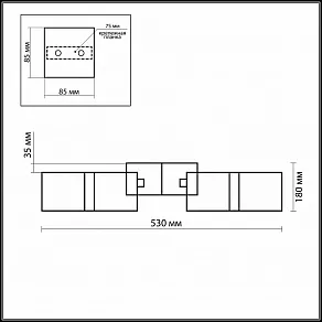 Потолочная люстра Odeon Light Turon 2048/8C