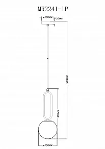 Подвесной светильник MyFar Pierre MR2241-1P