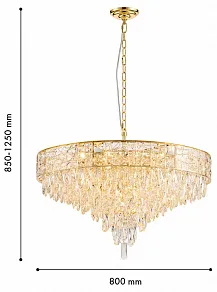 Подвесная люстра Favourite Elysium 4720-18P