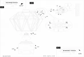 Светильник на штанге Eglo Canove 97226