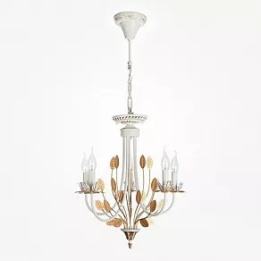 Подвесная люстра Eurosvet 60023 60023/5 белый с золотом