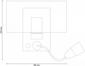 Бра с подсветкой Lucia Tucci Lucia Tucci Natura W081.2 Led venge