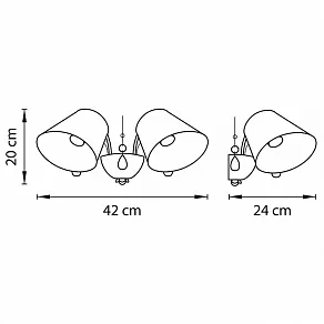Бра Lightstar Esedra 796629