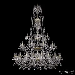 Подвесная люстра Bohemia Ivele Crystal 1411 1411/20+10+5/530/XL-202/3d G