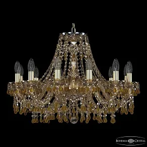 Подвесная люстра Bohemia Ivele Crystal 1410 1410/12/240 G V1003 M721