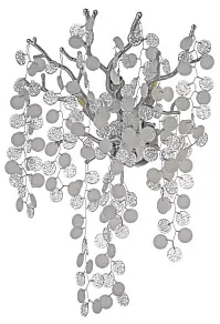 Бра Dio D’Arte Tavenna Nickel Tavenna H 2.40.103 N