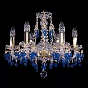 Подвесная люстра Bohemia Ivele Crystal 1410 1410/6/160/G/V3001