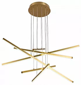 Подвесная люстра Natali Kovaltseva LED LAMPS 81103 LED LAMPS 81103/6C BRASS