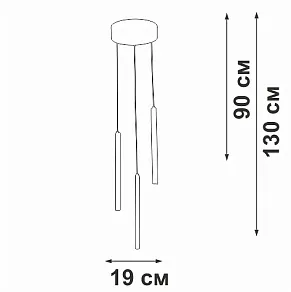 Подвесной светильник Vitaluce V3045 V3045-1/3S