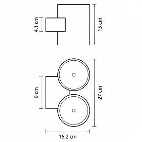 Накладной светильник Lightstar Paro LED 372574