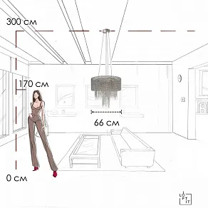 Подвесной светильник Loft it Opera 10406/660