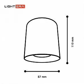 Накладной светильник LIGHTERA Shamrock LE201CL-1WA