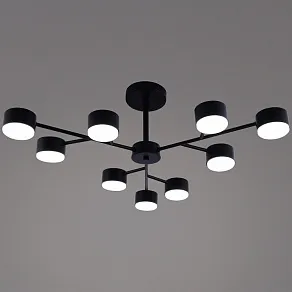 Люстра на штанге Reluce  03726-0.3-09 BK GX53