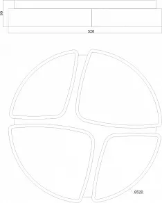 Потолочная люстра Moderli Nice V1122-CL