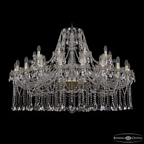 Подвесная люстра Bohemia Ivele Crystal 1413 1413/20+10/460 G