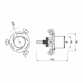 Крепление для шнура Arlight DRILL 052997