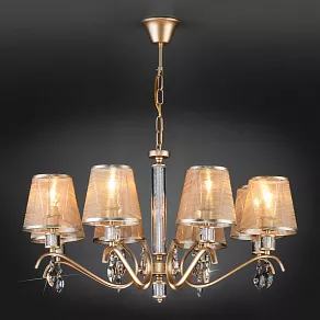 Подвесная люстра Eurosvet Alcamo 60103/8 перламутровое золото
