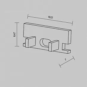 Набор заглушек для профиля Maytoni  642009