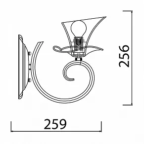 Бра Freya Fabre FR2001-WL-01-W