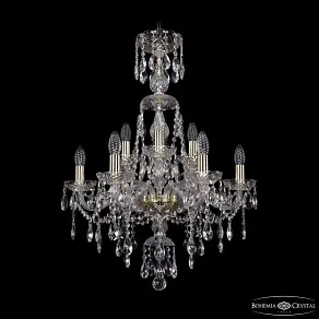 Подвесная люстра Bohemia Ivele Crystal 1415 1415/6+3/200/XL-77 G