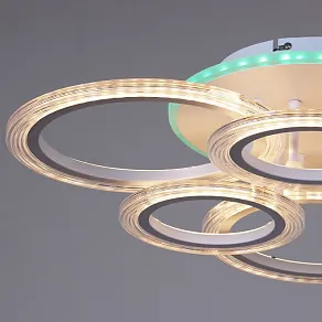 Потолочная люстра Reluce 9812 09812-3.3-3+3A WH (RGB)