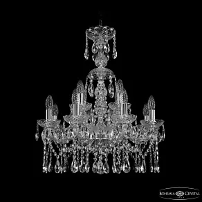 Подвесная люстра Bohemia Ivele Crystal 1413 1413/8+4/200/XL-66 Ni