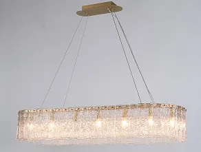 Подвесная люстра Newport 10820 10820/120 brass oval